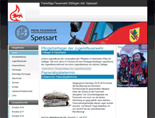 Tablet Screenshot of ff-spessart.de